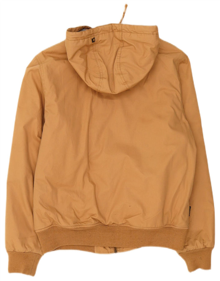 Element Chaqueta bomber con capucha para hombre UK 36 Small Beige Poliéster