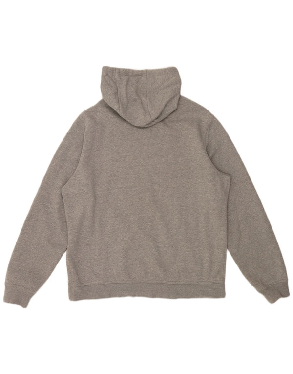 Nike - Sudadera con capucha para hombre, talla XL, algodón moteado gris