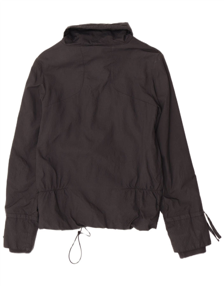 Nike Chaqueta cortavientos para mujer UK 8/10 Small Black Nylon