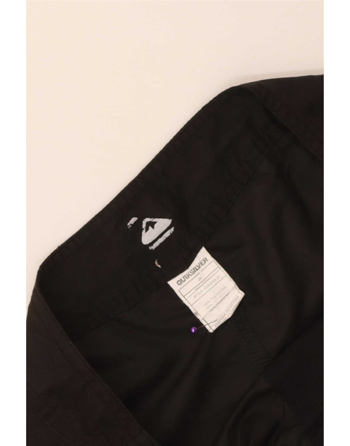 Quiksilver Hombre Graphic Bañador Shorts Pequeño Poliéster Negro