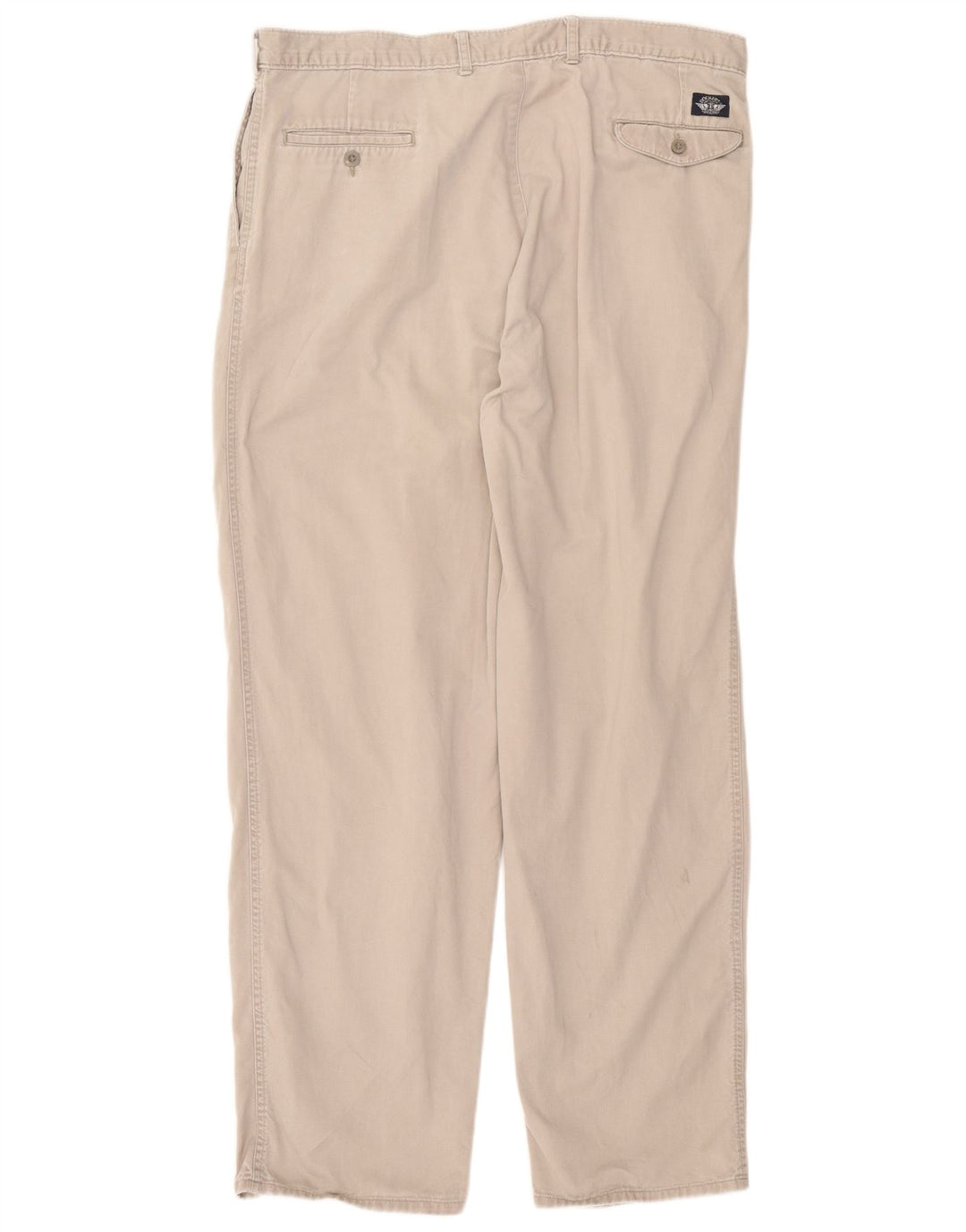 Dockers Pantalón chino con pinzas para hombre W38 L32 Beige