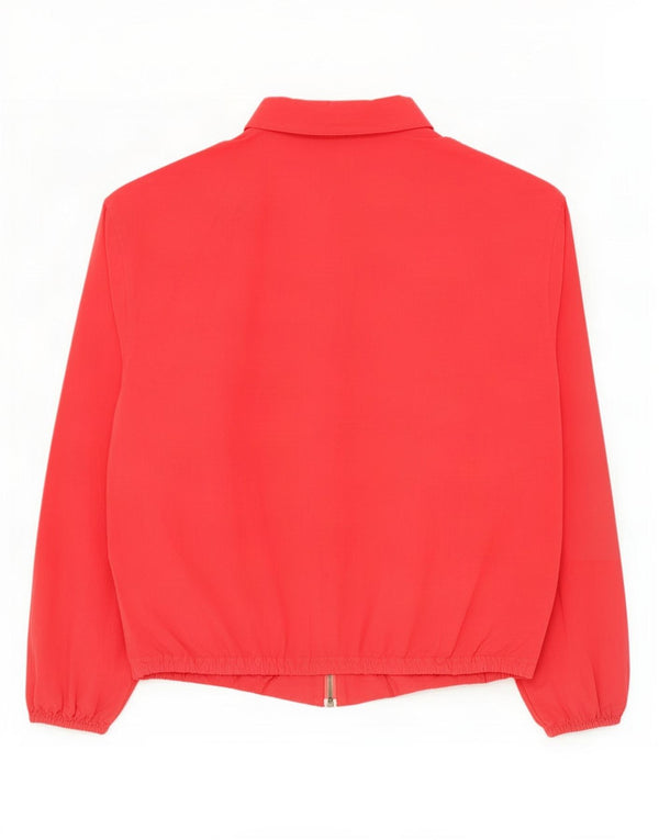 Vintage hombres bomber chaqueta Reino Unido 42 XL algodón rojo