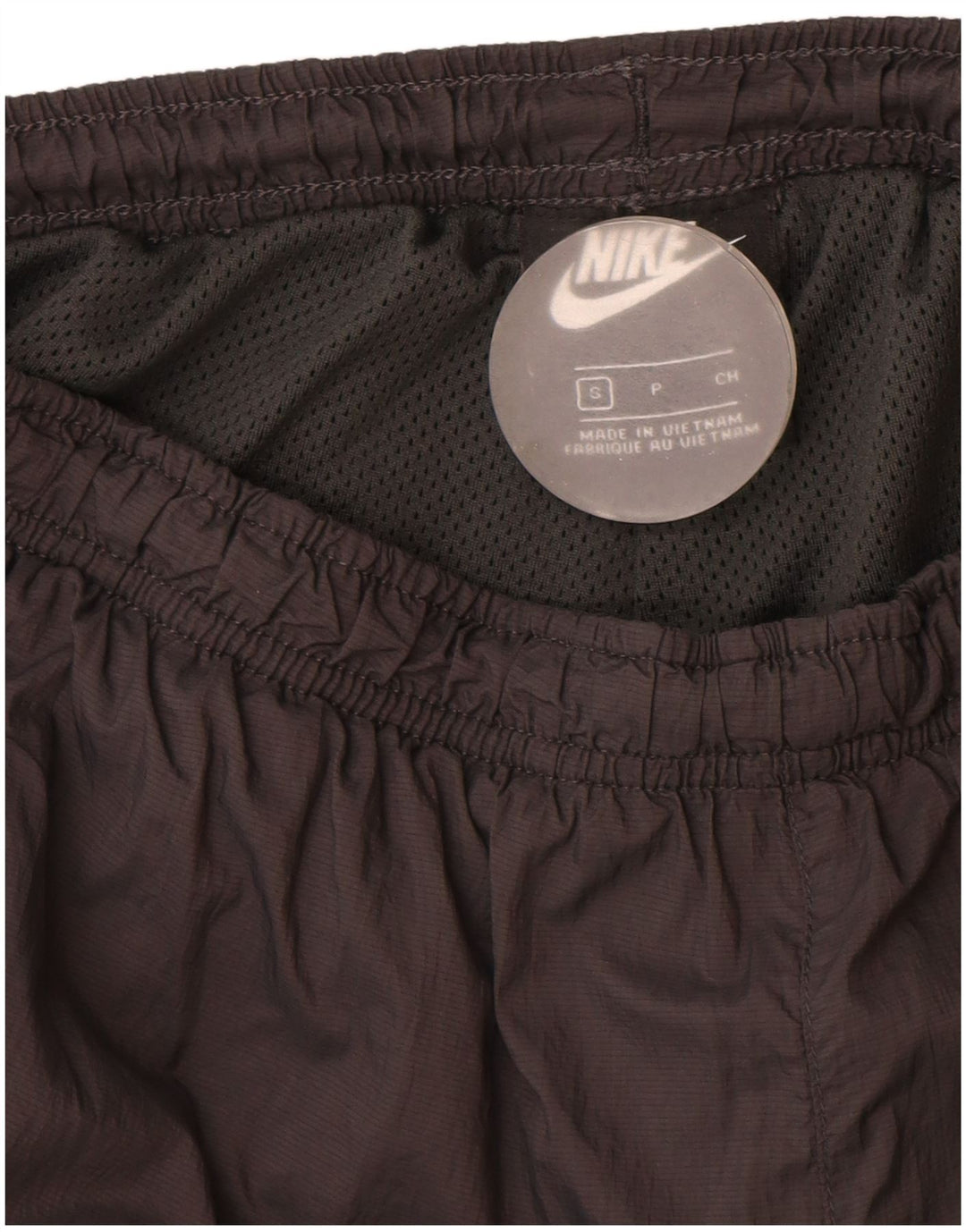 Nike Pantalones de chándal para hombre Joggers Small de nailon color block negro