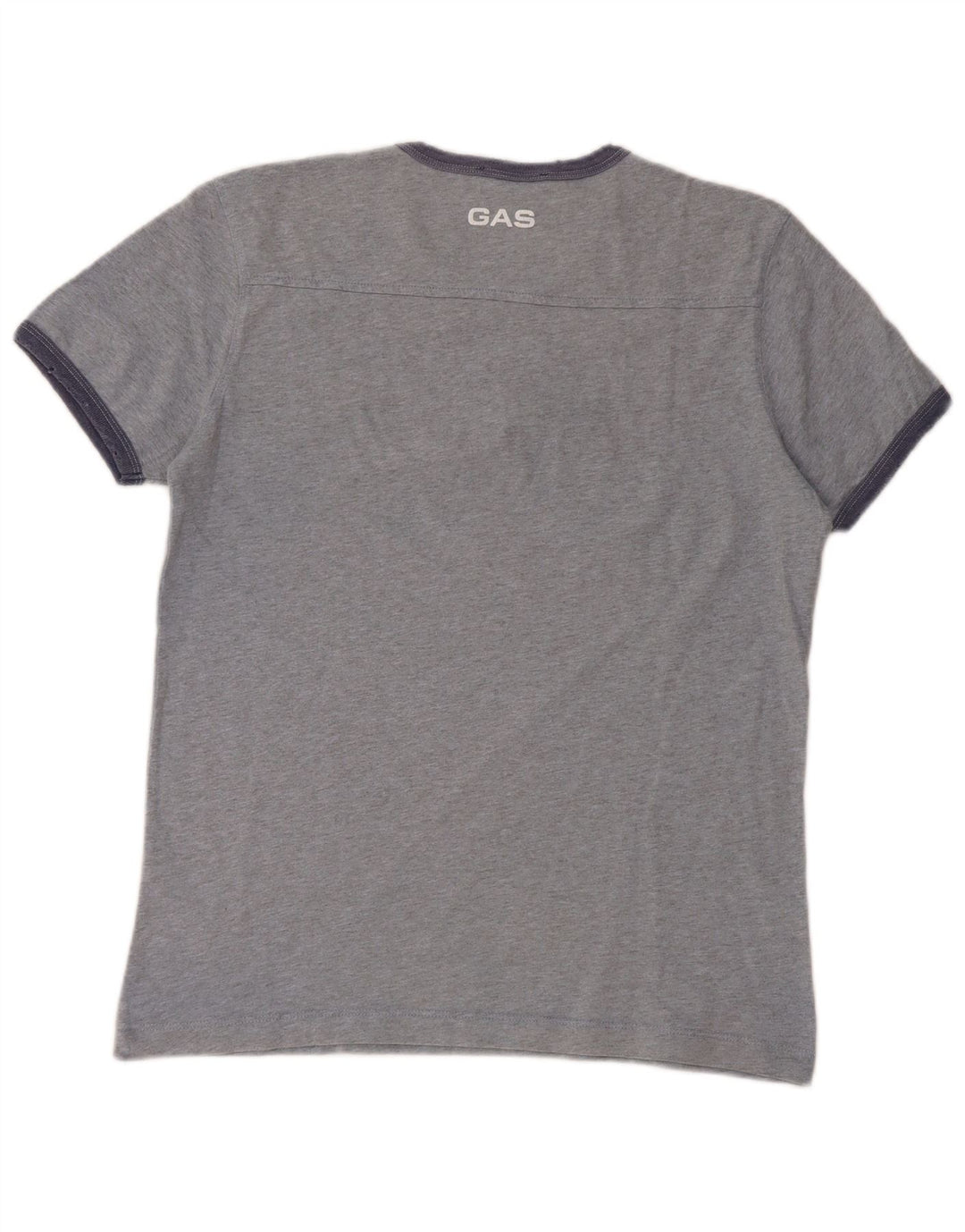 Gas - Camiseta gráfica para mujer (talla 40), color gris medio