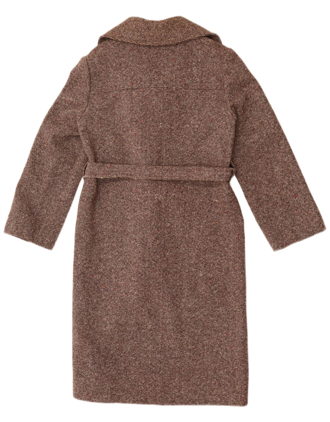 Abrigo vintage para mujer IT 42 Marrón medio moteado