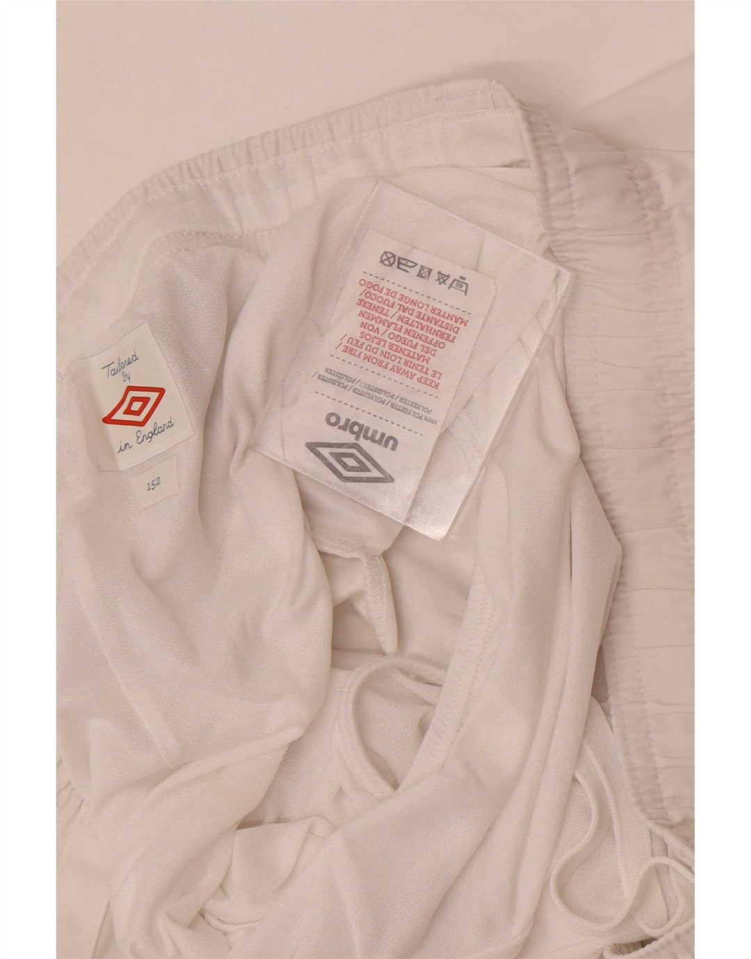 Umbro Pantalón corto deportivo England para niño 11-12 años Blanco Poliéster