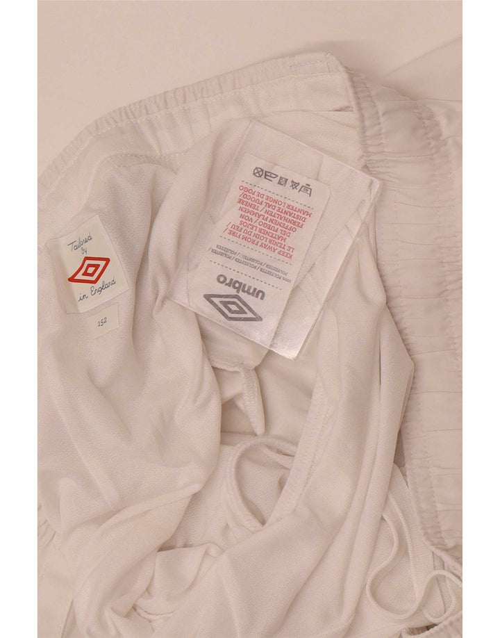 Umbro Pantalón corto deportivo England para niño 11-12 años Blanco Poliéster
