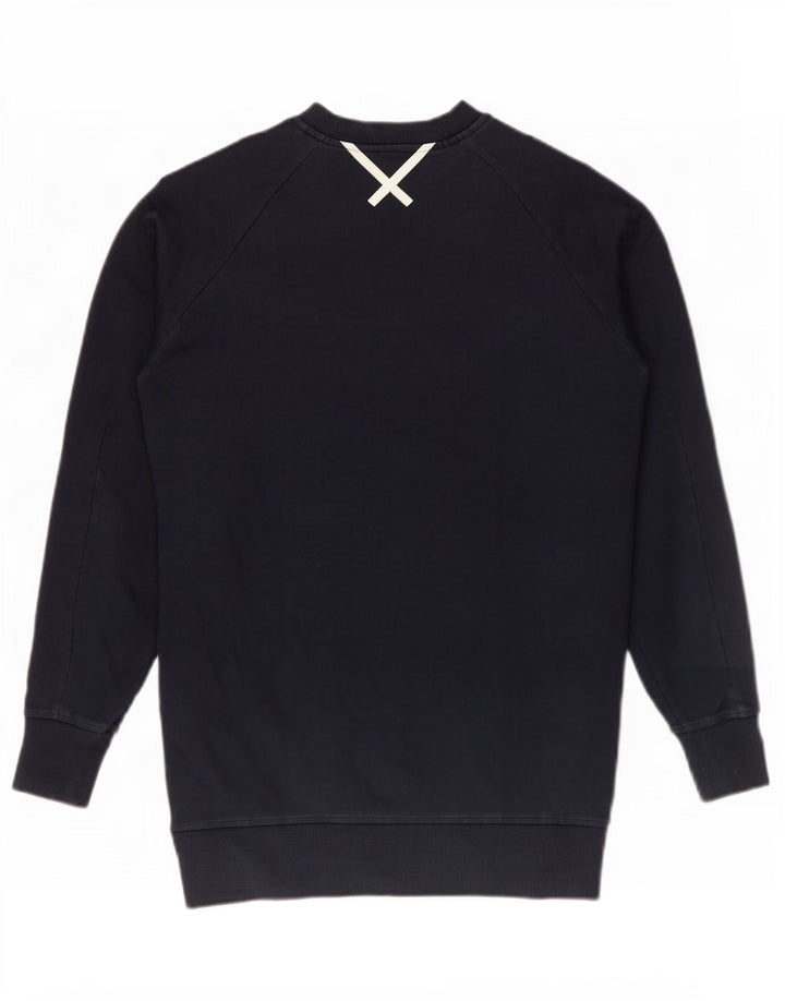 Adidas - Sudadera extragrande para mujer, talla 10, algodón, color azul marino