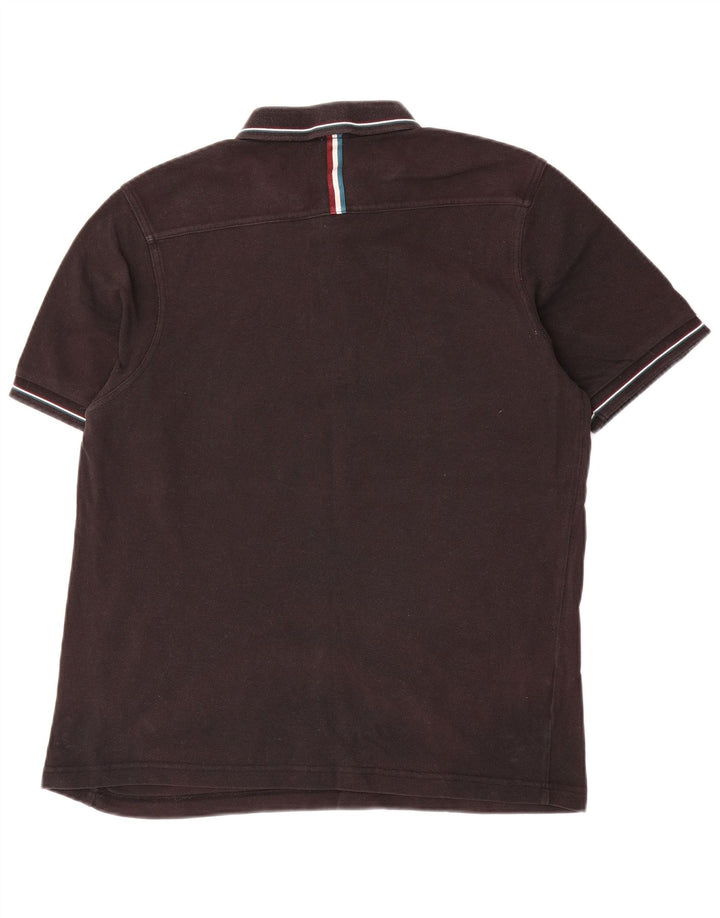 Fred Perry Polo Slim Fit Para Hombre Algodón Negro Grande