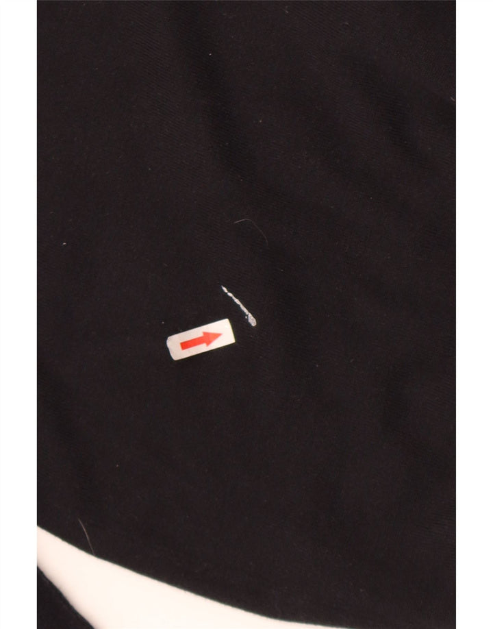 O'Neill - Jersey con cuello en V para hombre, talla grande, algodón negro