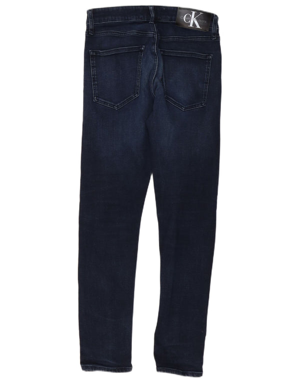 Calvin Klein Jeans ajustados para hombre W32 L30 Algodón azul marino