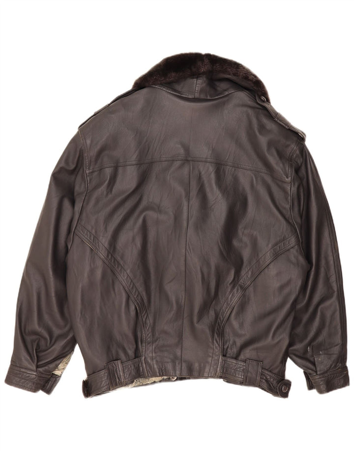 Sergio Morini Chaqueta militar cruzada para hombre IT 52 XL Negro