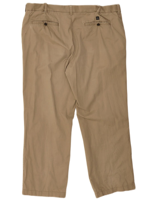 Marks & Spencer Pantalones chinos rectos Blue Harbor para hombre W40 L29 Caqui