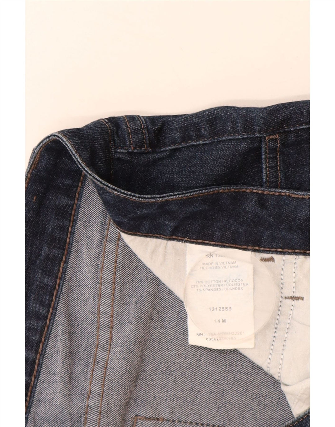 LEE Vaqueros capri de talle medio para mujer, talla 14, grande, W34 L19, azul marino