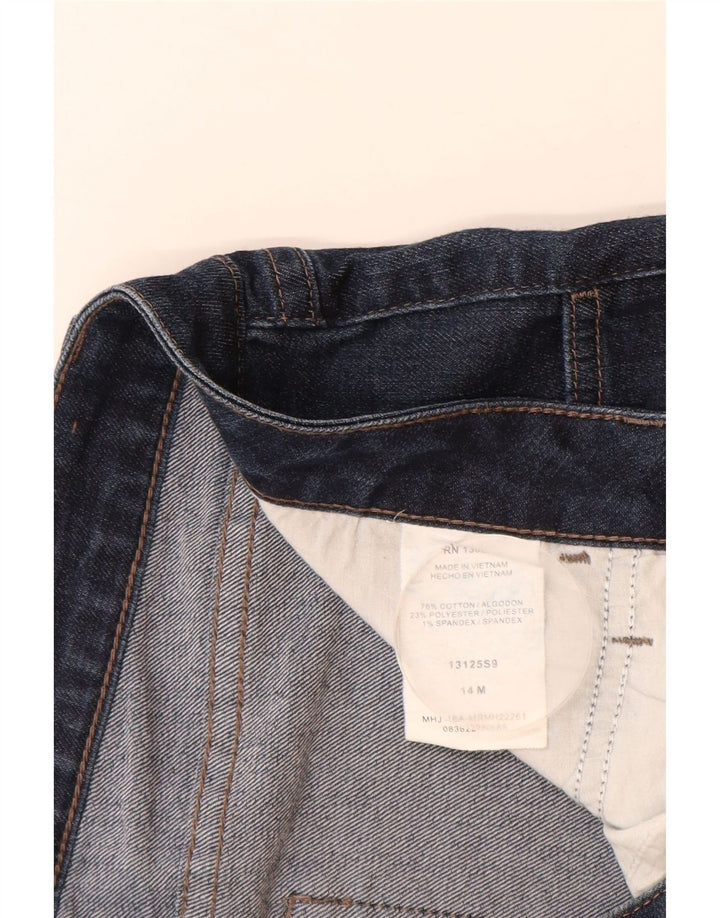 LEE Vaqueros capri de talle medio para mujer, talla 14, grande, W34 L19, azul marino