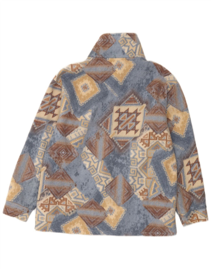 Chaqueta polar de gran tamaño para mujer Alaskan UK 10 Small Multicolor Geométrico