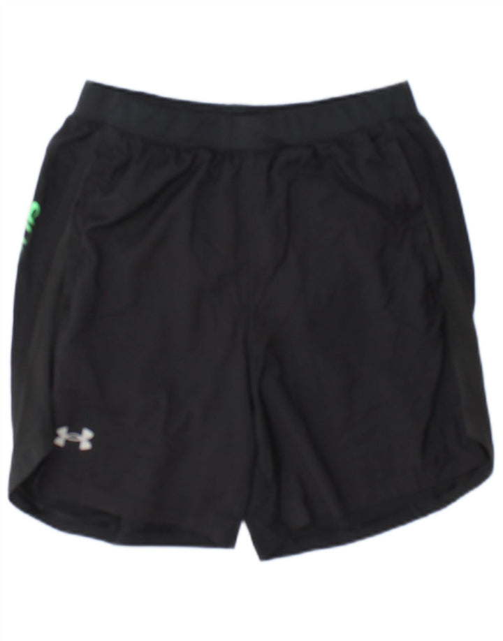 Under Armour Shorts deportivos con gráficos para hombre Azul marino mediano