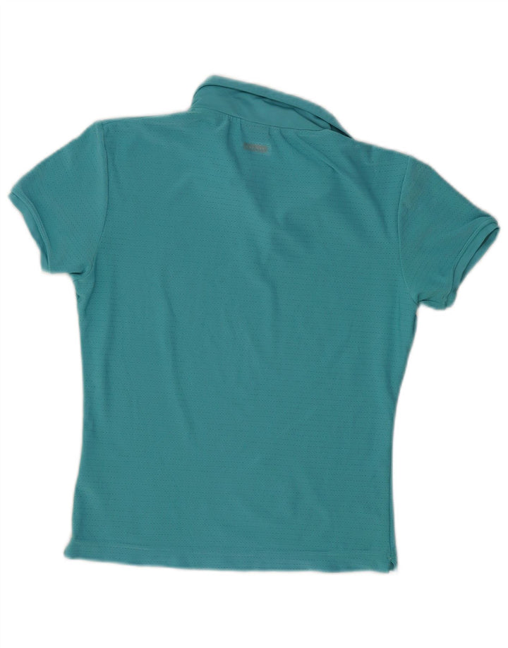 Nike Polo Dri Fit para mujer UK 10 Small Turquesa Poliéster