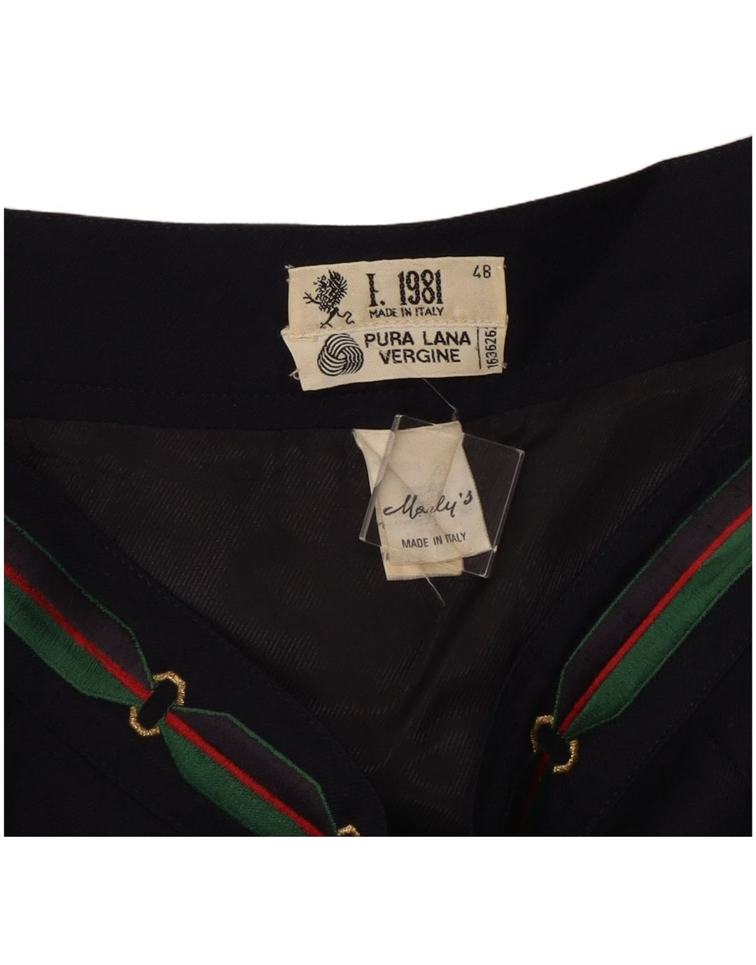 Falda lápiz para mujer Marly's IT 48 XL W32 Azul marino
