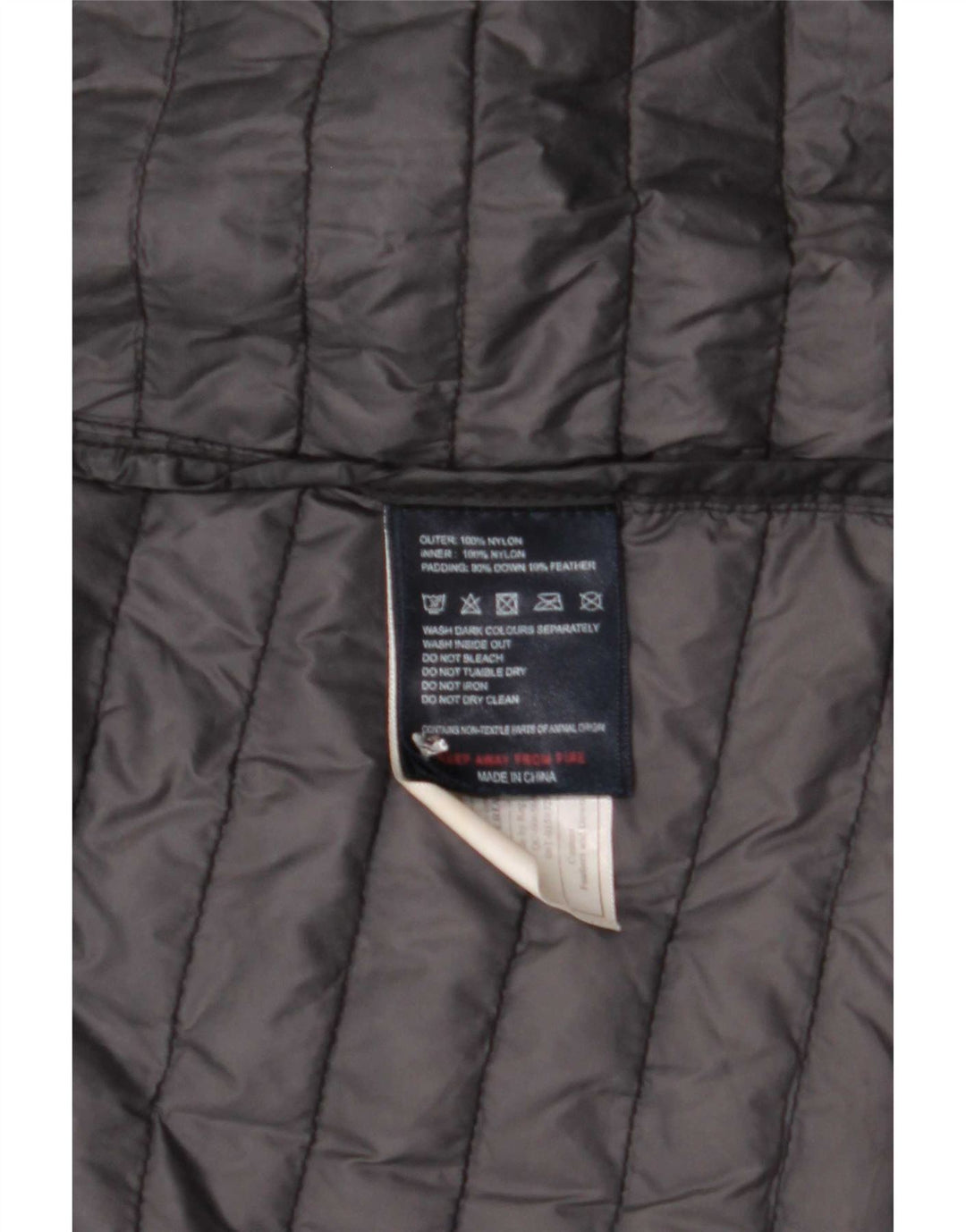 Puffa Abrigo acolchado con capucha para mujer UK 8 Small Nylon negro