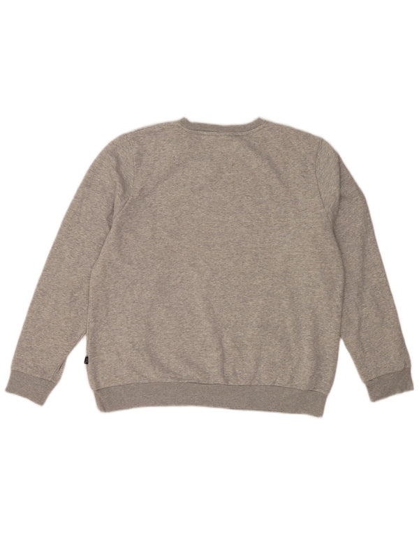 Puma Sudadera gráfica para hombre Jumper XL Algodón moteado gris
