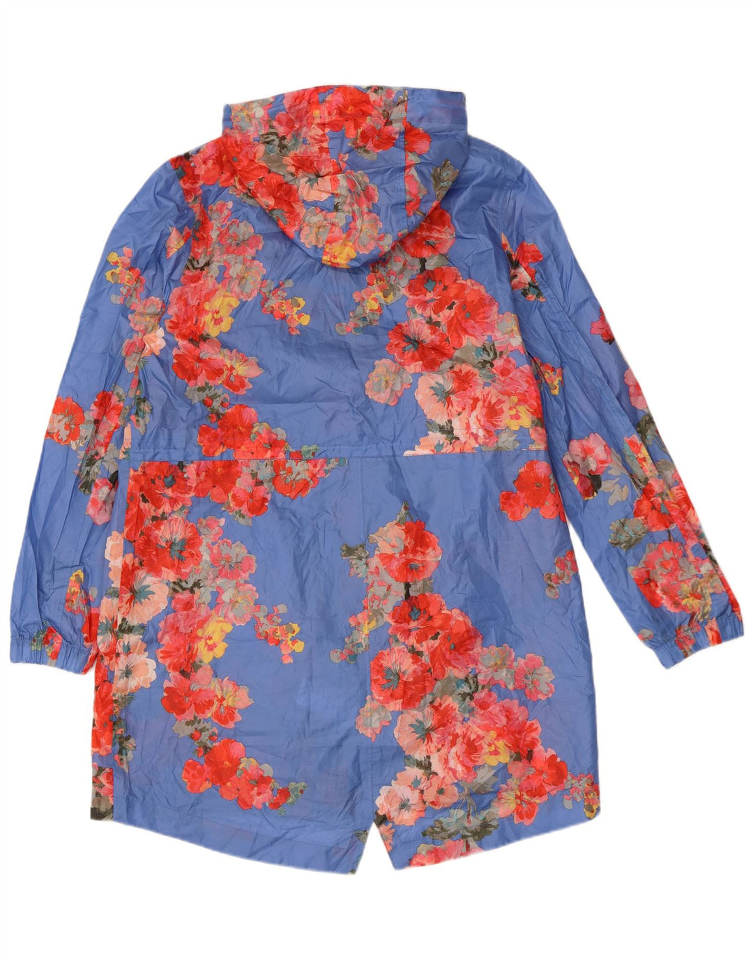 Chubasquero con capucha para mujer Joules UK 40 Poliéster floral azul medio