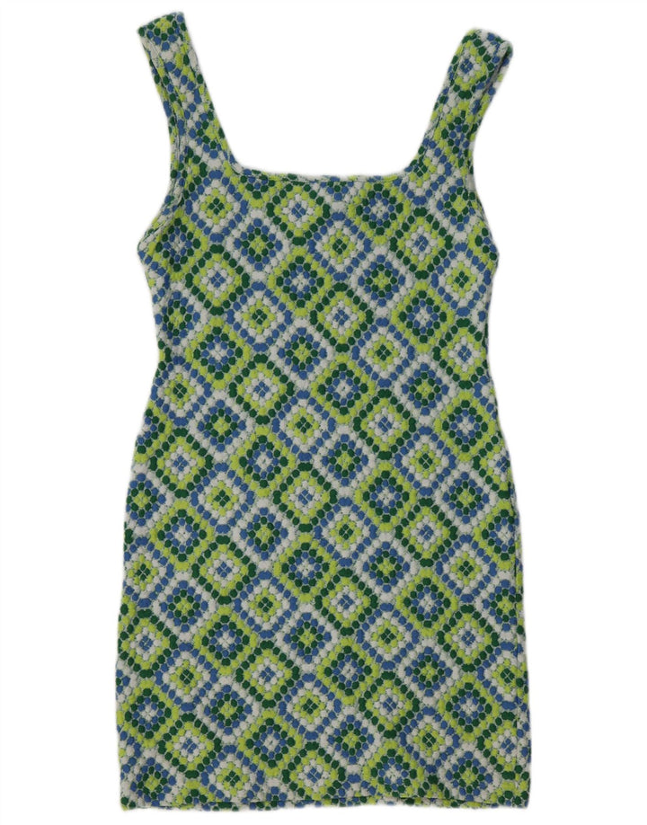 Topshop Vestido de verano para mujer UK 40 Mediano Poliéster Ikat multicolor