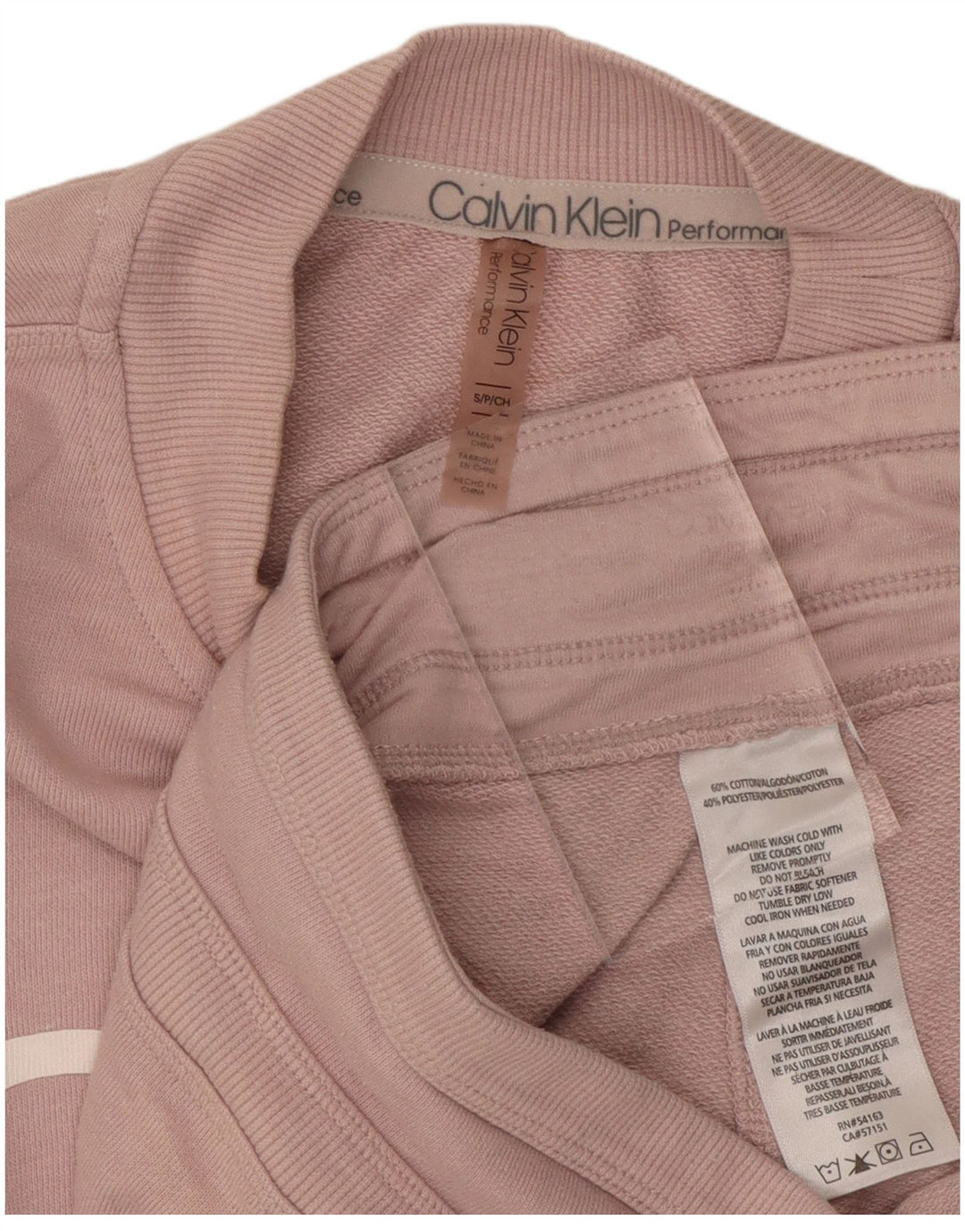 CALVIN KLEIN Chándal completo con gráfico extragrande para mujer UK 10 Small Pink
