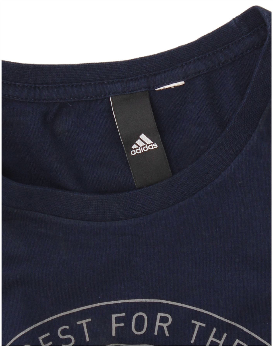 Adidas - Camiseta gráfica para hombre, talla grande, azul marino