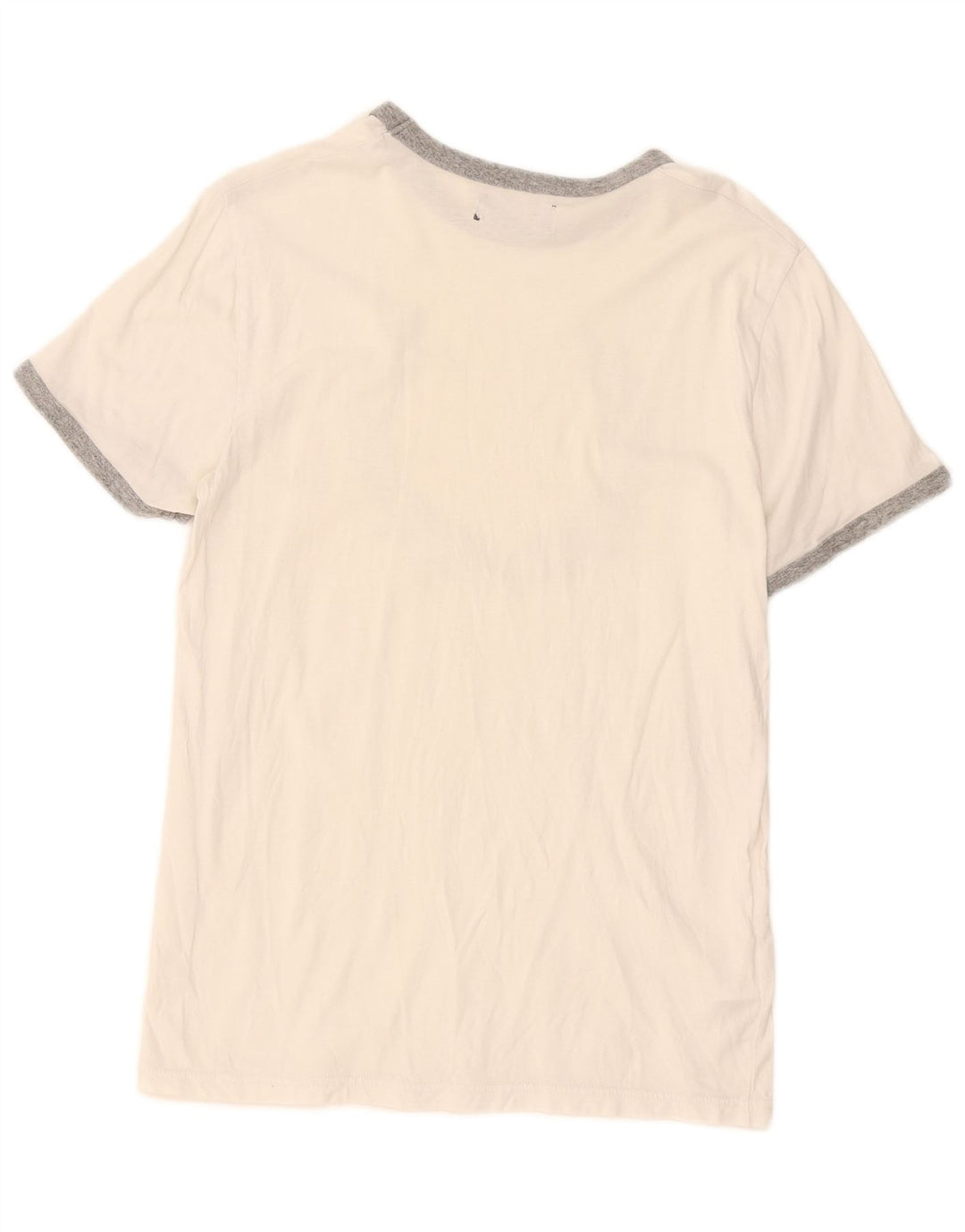 Fred Perry Camiseta Gráfica Para Hombre Top Pequeño De Algodón Blanco
