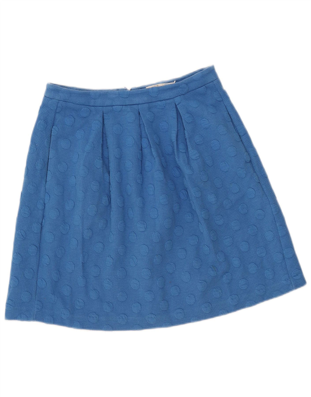 Boden Falda acampanada para mujer UK 10 Small W28 Poliéster de lunares azules