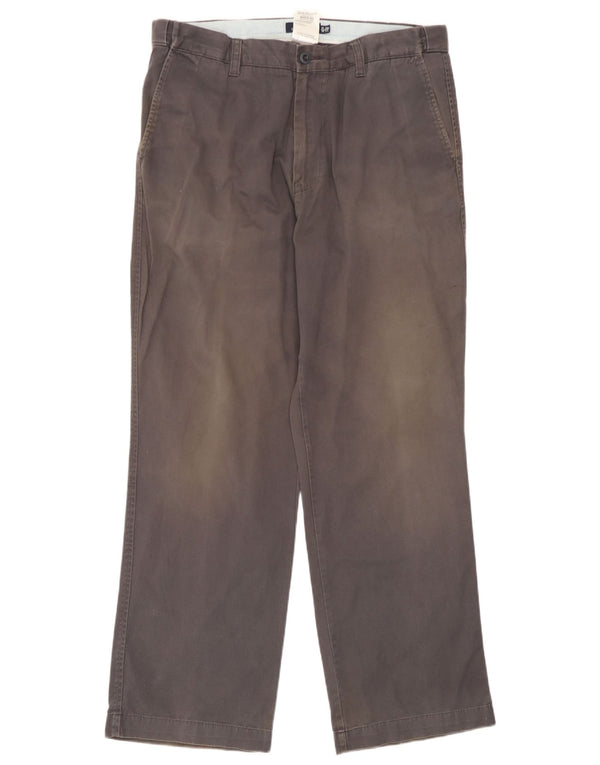 Marks & Spencer Pantalón chino recto azul Harbor para hombre W36 L31 Azul marino