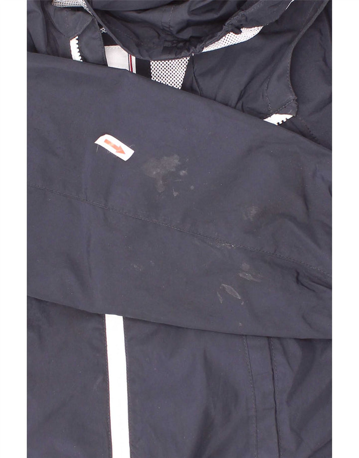 Tommy Hilfiger Chaqueta impermeable con capucha para niños 5-6 años Azul marino