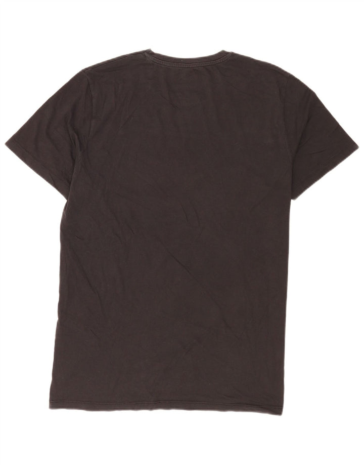 Jack & Jones - Camiseta gráfica para hombre, talla grande, algodón negro