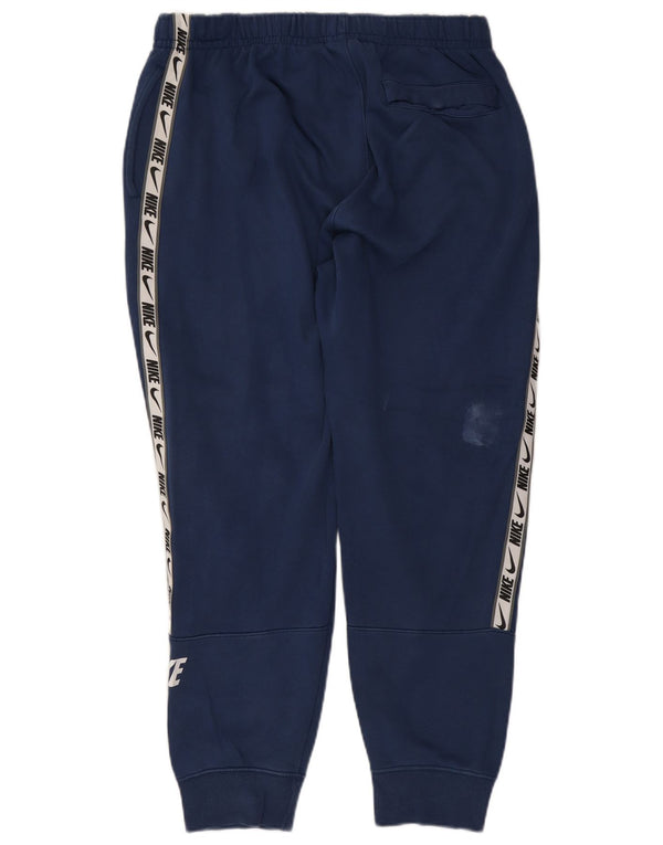 Nike Pantalones De Chándal Con Gráficos Joggers Large Azul Marino Colorblock