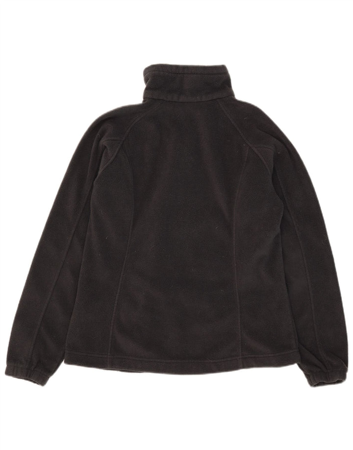 COLUMBIA Chaqueta polar para mujer UK 46 Grande Poliéster negro