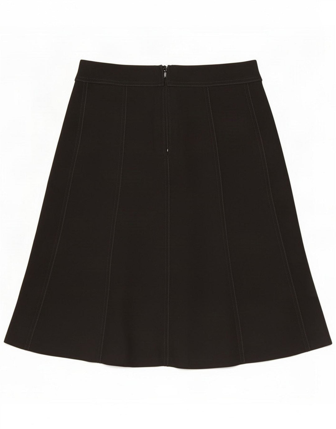 Falda acampanada para mujer Luisa Spagnoli IT 44 Medium W30 Poliéster negro