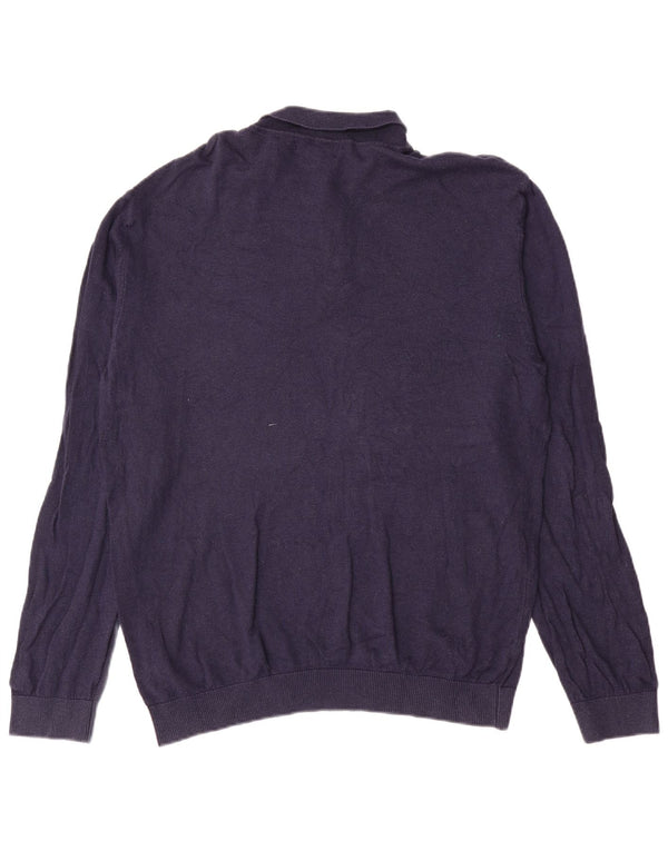 Marks & Spencer Jersey tipo polo para hombre XL Azul marino