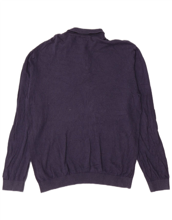 Marks & Spencer Jersey tipo polo para hombre XL Azul marino