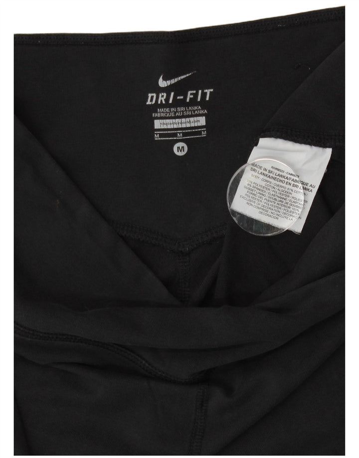 Nike - Pantalones de chándal Dri Fit para mujer, talla M, algodón negro