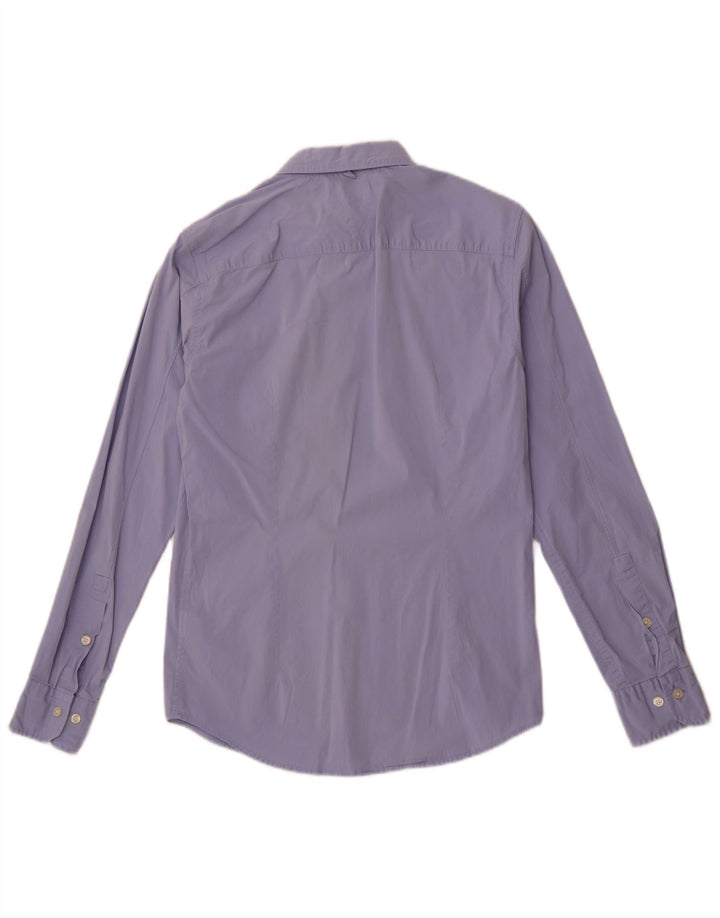 Camisa Tommy Hilfiger Hombre Slim Fit Algodón Azul Medio