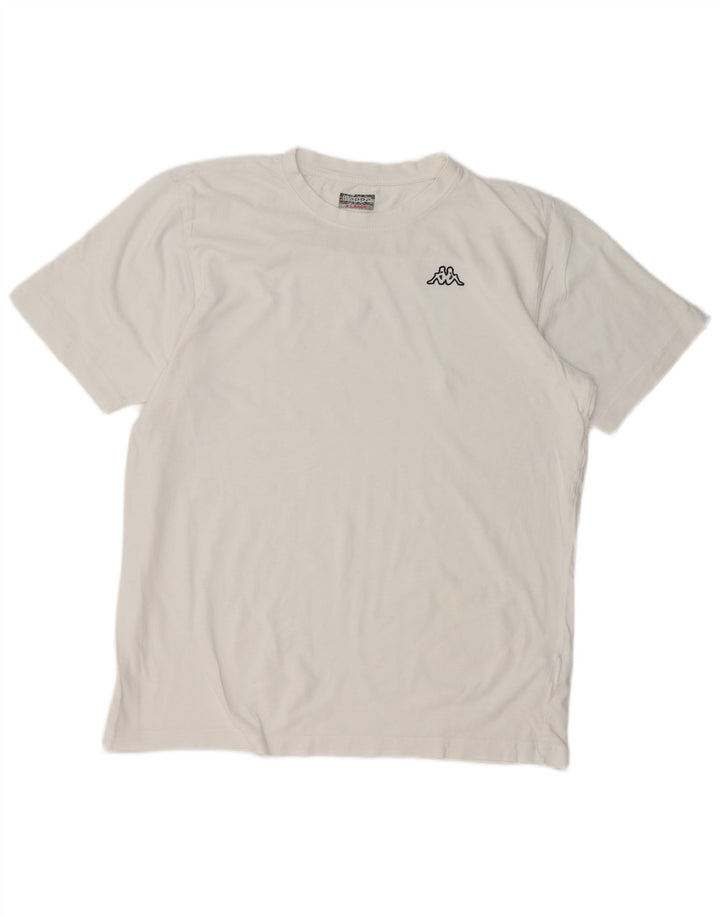Kappa Camiseta Hombre Top XL Blanco Algodón