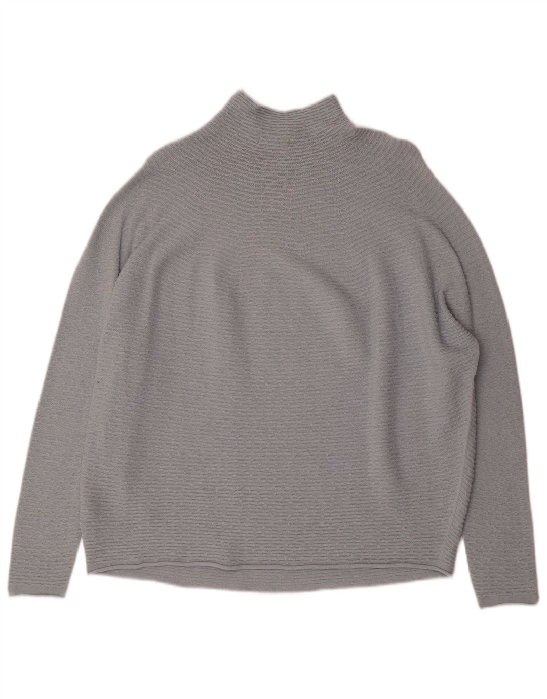 Phase Eight Suéter tipo jersey de gran tamaño con cuello de tortuga para mujer UK 44 Gris medio