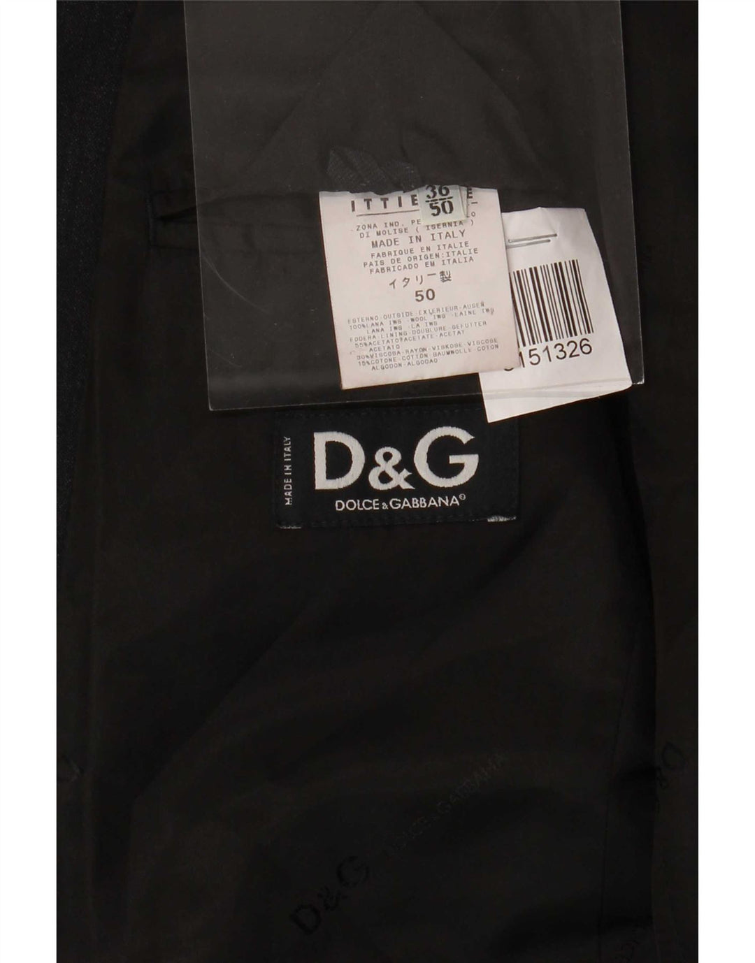 Dolce & Gabbana Chaqueta tipo blazer Ittierre de 3 botones para hombre IT 50 Lana gris grande