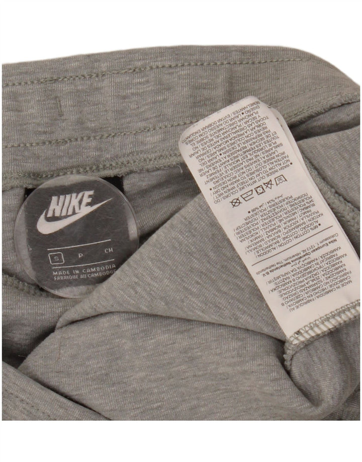 Nike - Pantalones de chándal para hombre, talla pequeña, algodón moteado gris