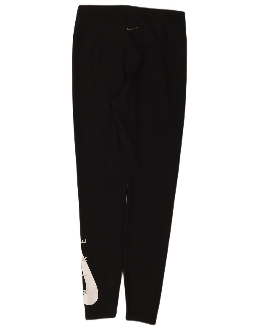 Nike Leggings gráficos Dri Fit para mujer UK 12 Mediano Negro Poliéster