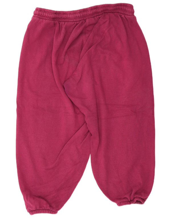 Dkny Mujer Crop Chándal Pantalones Joggers UK 20 2XL Algodón Púrpura