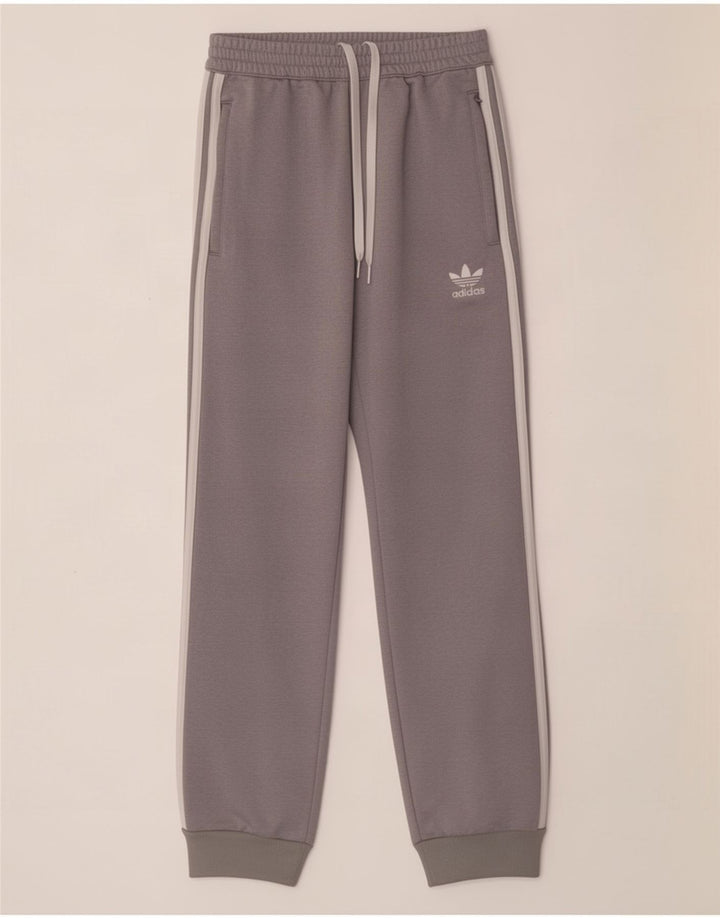 Adidas Hombre Pantalones De Chándal Joggers Small Gris Poliéster