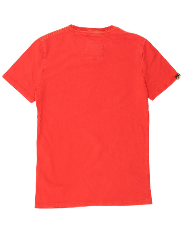 Superdry Camiseta Gráfica Para Hombre Top Pequeño De Algodón Rojo