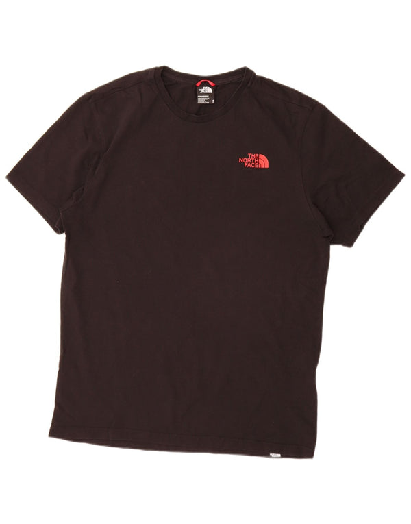 The North Face Camiseta gráfica para hombre Top Medium Black Cotton